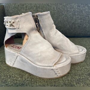 NEW AS98 37 /FITS 38 MERISOL WEDGE PLATFORM SANDAL 7.5-8 US